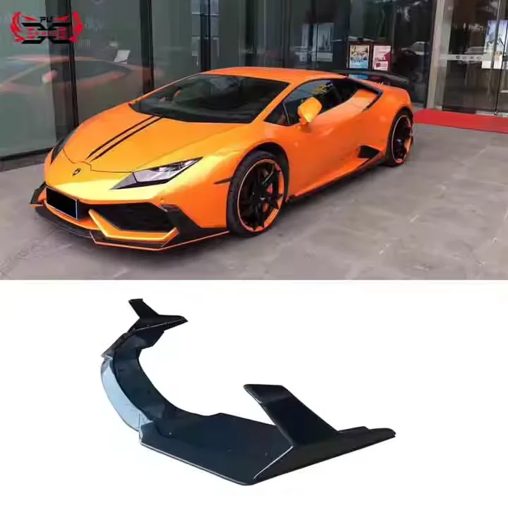 

Передняя губа из углеродного волокна для Lamborghini Huracan LP580 LP610, обновленный комплект кузова в стиле MC, передний разветвитель губ
