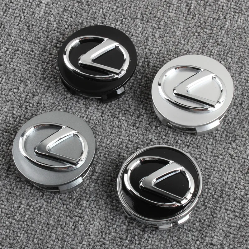 1PCS/4pcs 62mm ABS Car Wheel Center Hub Caps Silver/Black/Gray For Japanese cars Lexus LS400 LS430 series Cover  Auto Accessorie