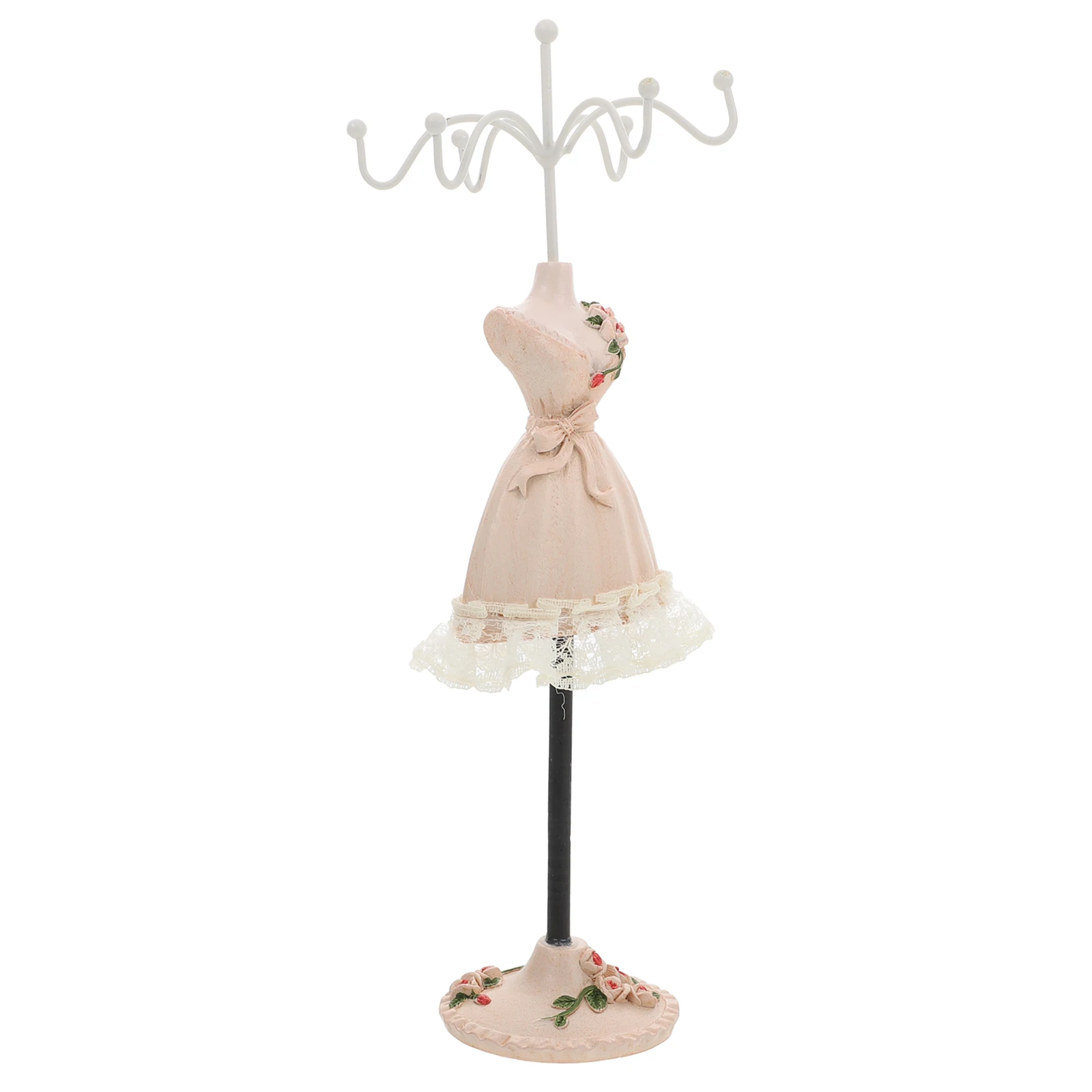 

Delicate Jewelry Rack Desktop Necklace Stand Organizer Household Display Holder Embellishment Decorative Storage