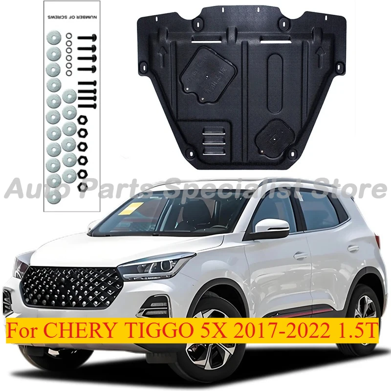 

High Quality Engine Guard For CHERY TIGGO 5X 2017-2022 1.5T Splash Shield Mud Fender Plate Black