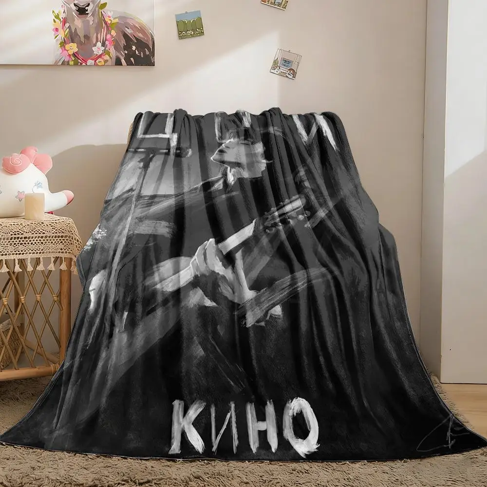 V-viktor T-Tsoi Throw Soft Flannel Throw Blanket, Lightweight Breathable Summer Nap Blanket For Sofa Home Travel Cozy Decor