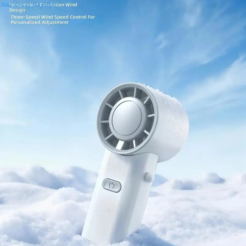 Innovative 3 In 1 Portable Fan Handheld Desktop Neck Hanging Mode For Home Office Travel E65A