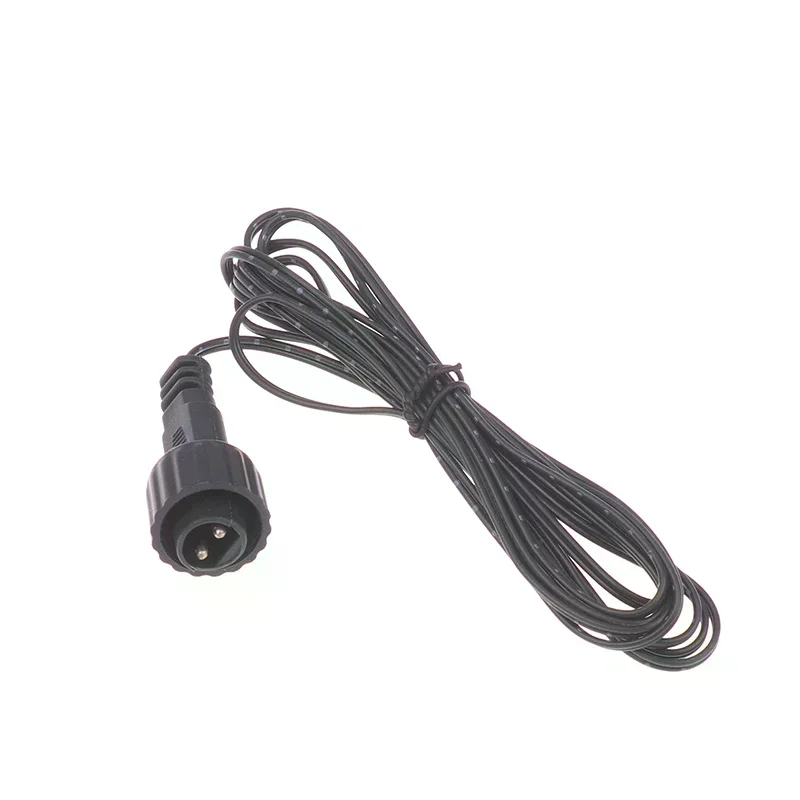 2Pin LED Connector Male 2Meters Black 2Pin Plug Connector Wire 1/3/5/pcs Waterproof Extension Cable For Solar Panel