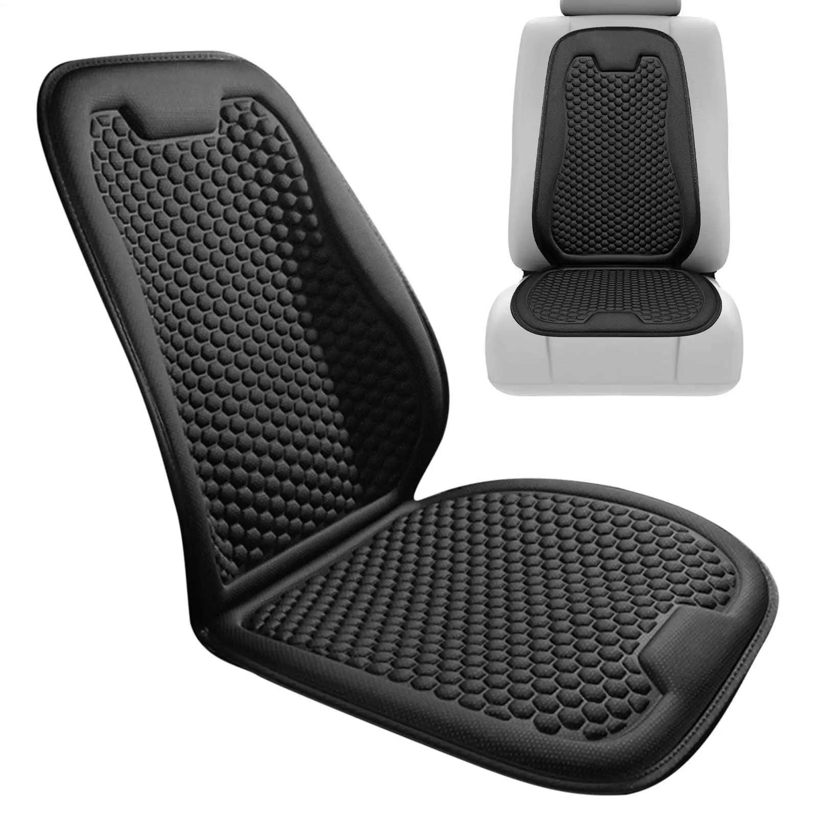Auto-Sitzkissen Sommer-Kühlkissen Kühlender Autositzbezug Ergonomisch Atmungsaktiv Universell Rutschfest Belüftetes Auto-Sitzkissen – Detail 7