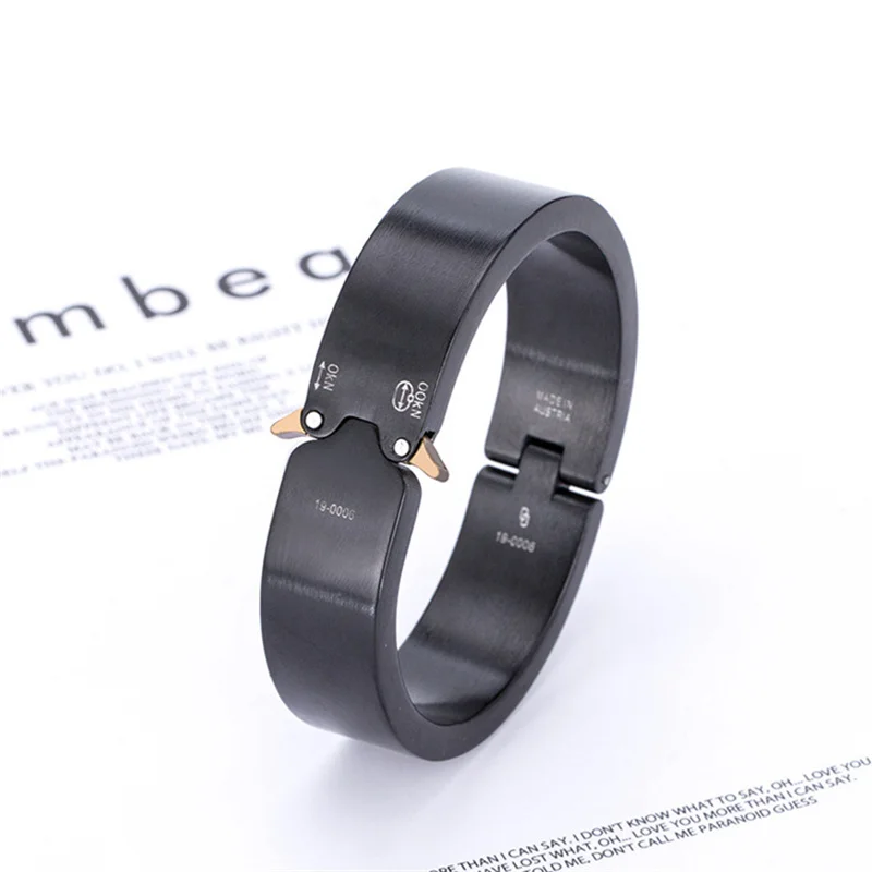 1pcs women stainless steel Hand Bracelet men couple bangle Mechanical Space Punk Cuff Bangle Luxury Jewelry Fit Sport Biking