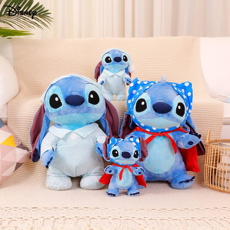 

Новая большая 60 см милая стежка Disney's, красный плащ, пижама, плюшевая игрушка, диван, подушка для спальни, украшения, подарки на Хэллоуин.