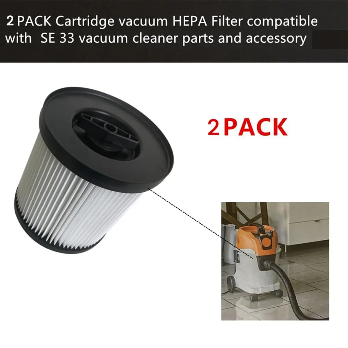 A78I 2 filtri HEPA per aspirapolvere per parti e accessori per aspirapolvere SE 33