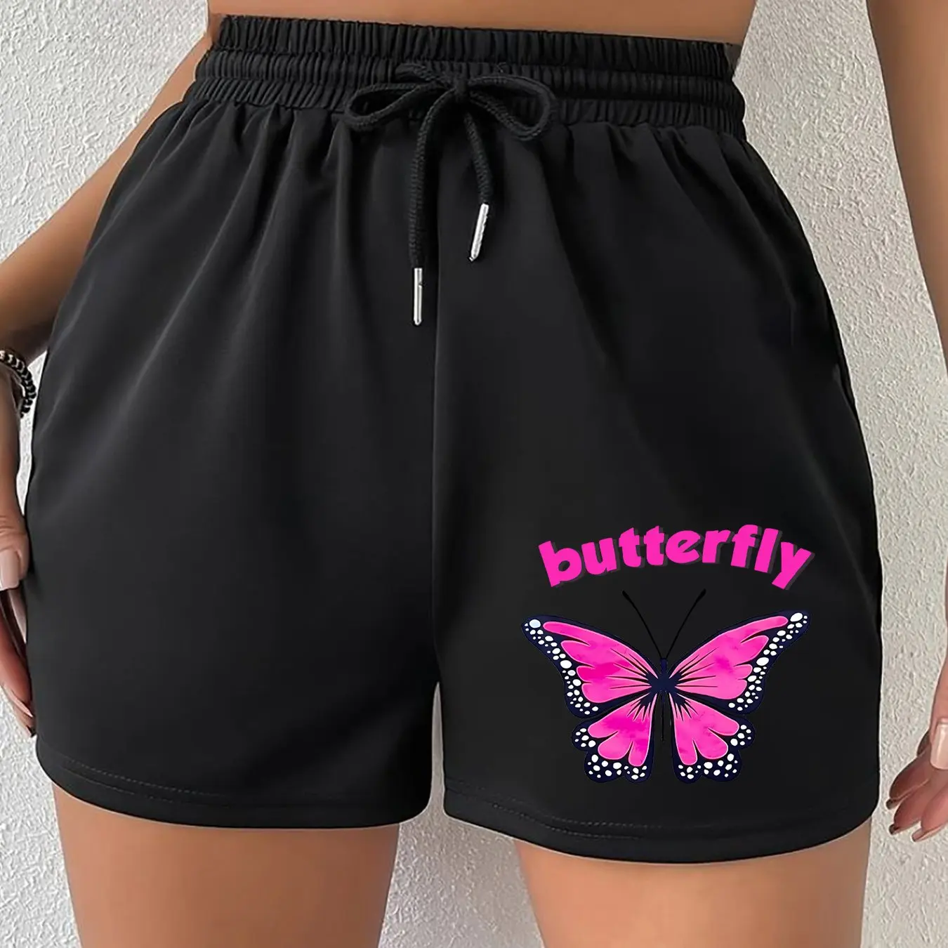 

Ladies' Casual Sports Retro Niche Design Shorts, Summer Casual Versatile American Trend Outerwear Pants, Summer Beach Pants