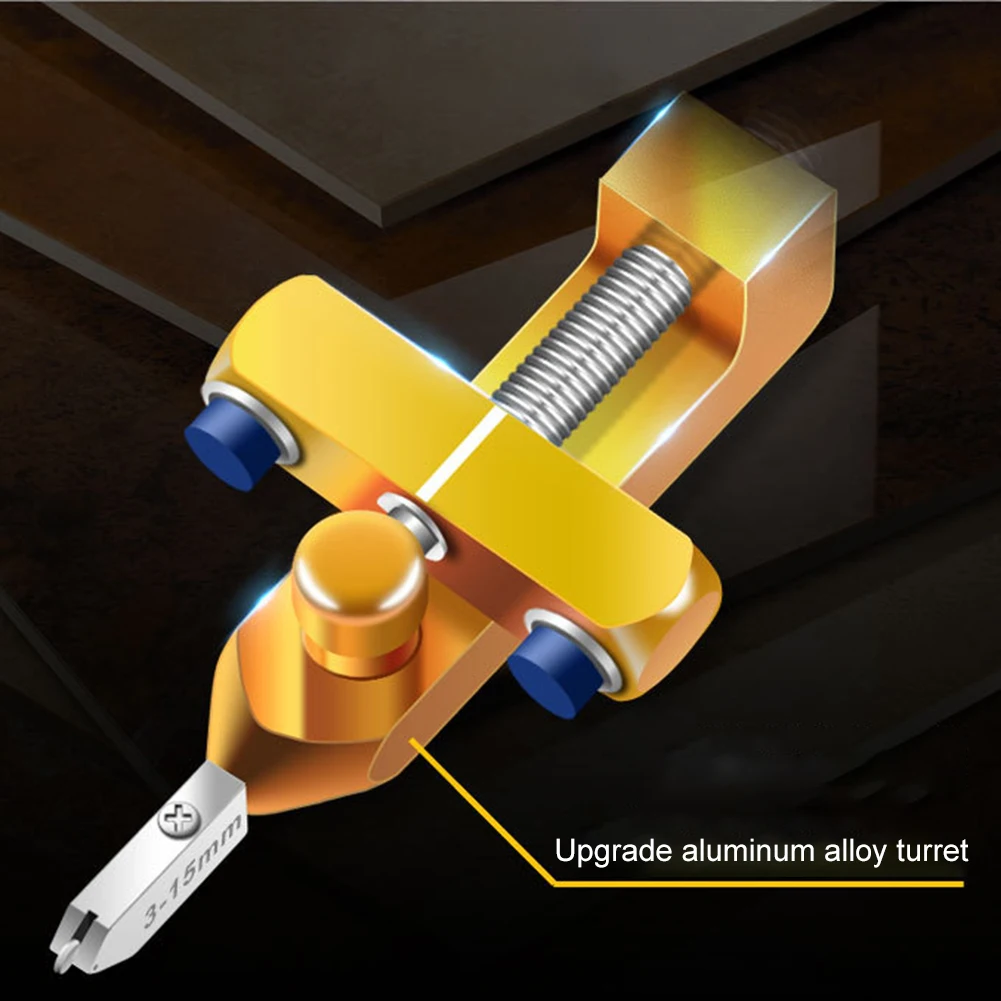 Coupeur de céramique de verre de tuile 2 en 1 avec la roue de couteau, machine manuelle de coupe de verre de tuile, kit d'outils de coupe, ouvreur, disjoncteur, outils à main
