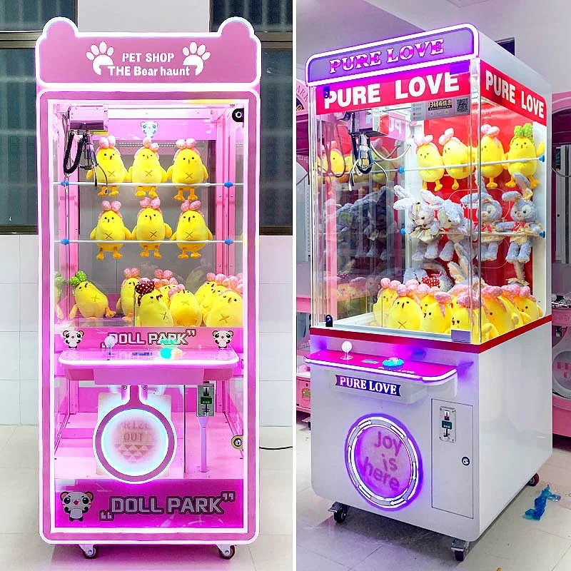 

Riteng Cheap Dolls Catcher Games Machine Coin Operated Toy Arcade Crane Claw Machine