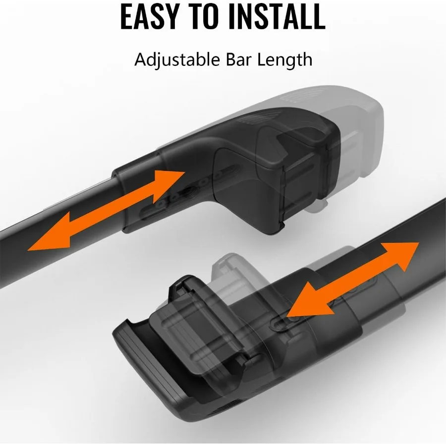 Bagażnik dachowy z blokadą, udźwig 150 kg, kompatybilny z Chevrolet Chevy Traverse 2022 2023 2024 2025 2026, aluminiowe relingi dachowe.