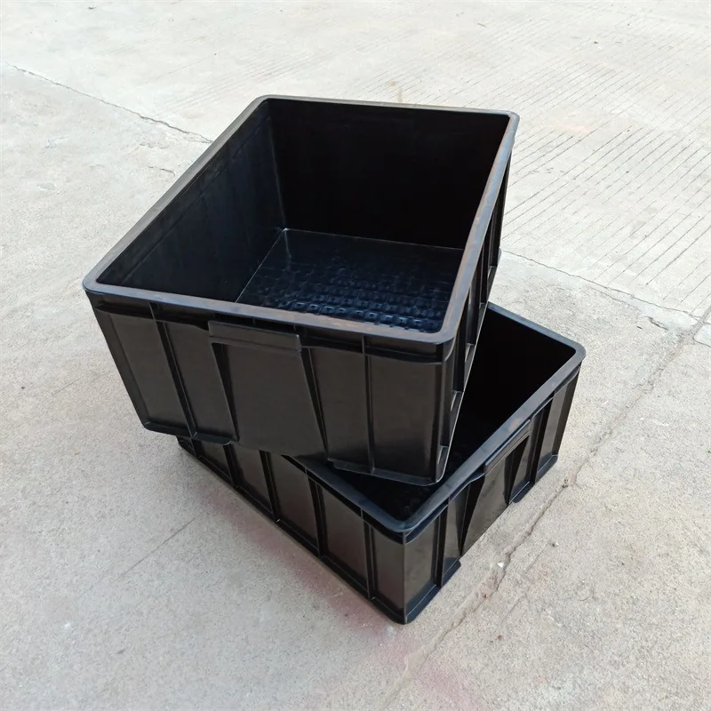 กล่องป้องกันไฟฟ้าสถิตย์ ปี 2025 - กล่องพลาสติกสีดำ มีทุกขนาด รูปทรงสี่เหลี่ยมผืนผ้า มีฝาปิด ดีไซน์หนาพิเศษ