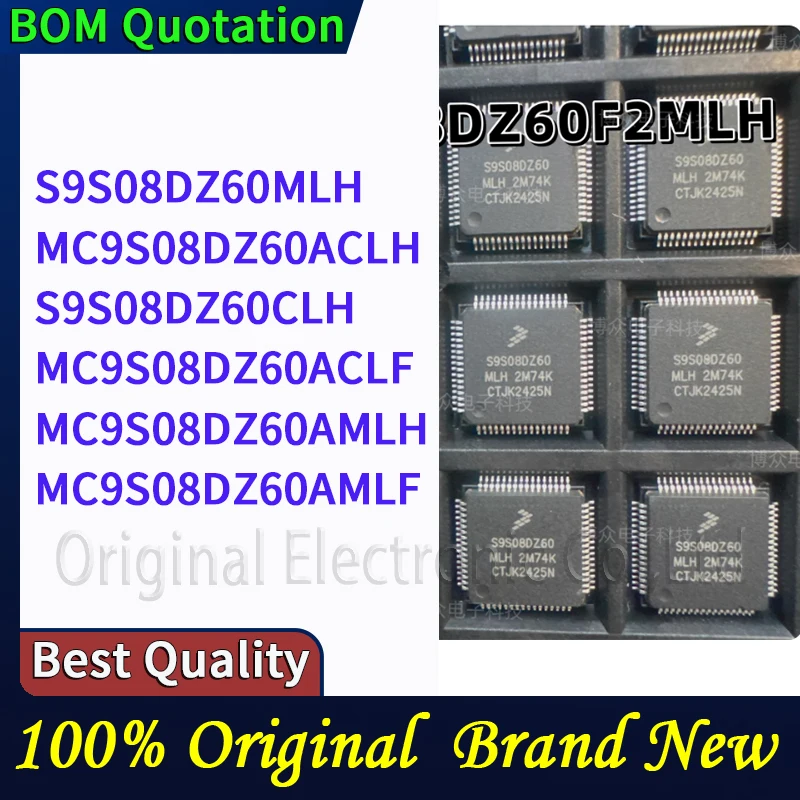 

S9S08DZ60MLH MC9S08DZ60ACLH S9S08DZ60CLH MC9S08DZ60ACLF MC9S08DZ60AMLH MC9S08DZ60AMLF In stock Original Black PC shell