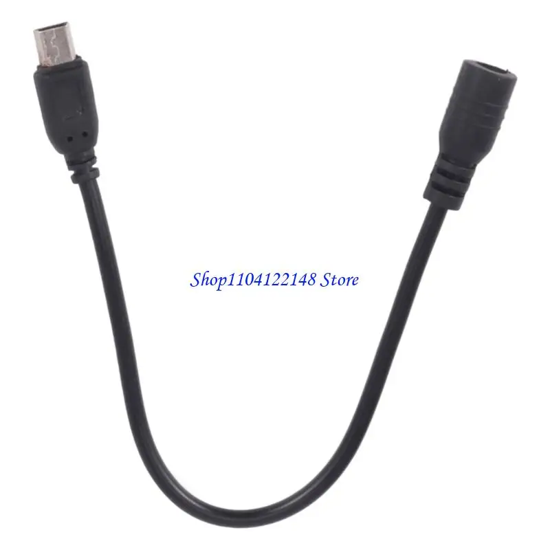 P9FA DC3.5x1.35mm to Mini USB Power Plug Charging Cable Compact and Reliable 20cm