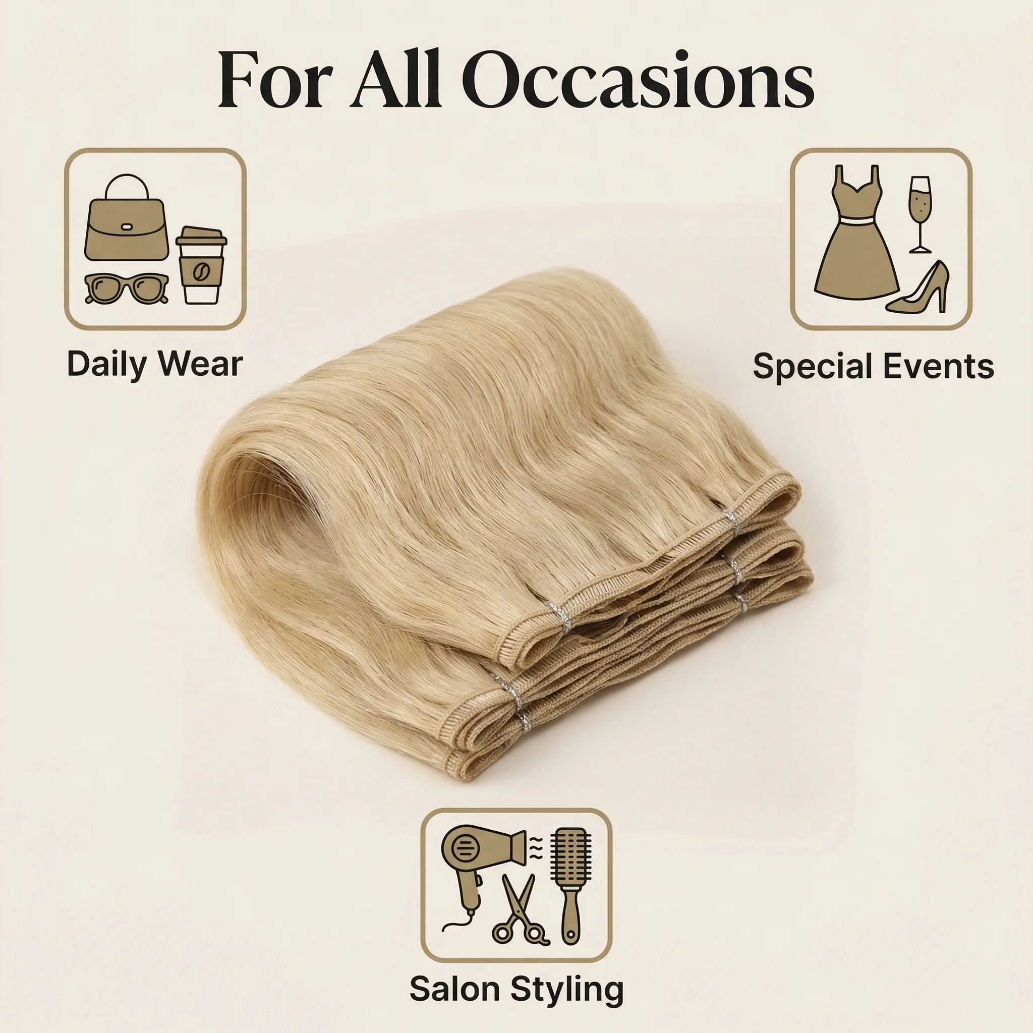 Hand Crafted Loose Wave 100% Human Hair Weft 22 Inch 20 Inch Virgin Hair No Short Hair Clean Cut Ends Virgin Hair Bundles Any Co
