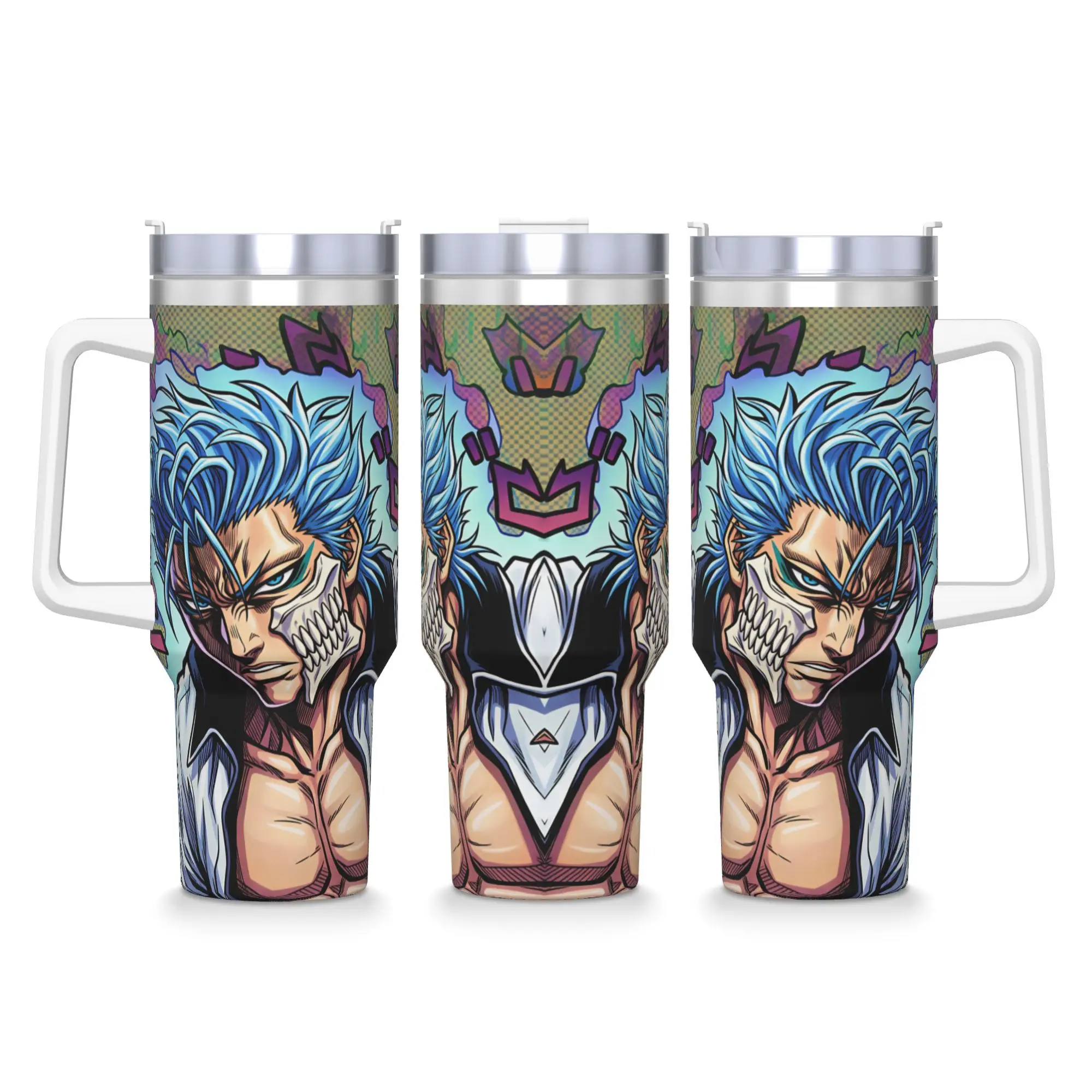Stainless Steel Tumbler Bleach Kurosaki Ichigo Anime Cartoon Thermal Cups  Heat Preservation Hot Drinks Mugs Cup Water Bottle