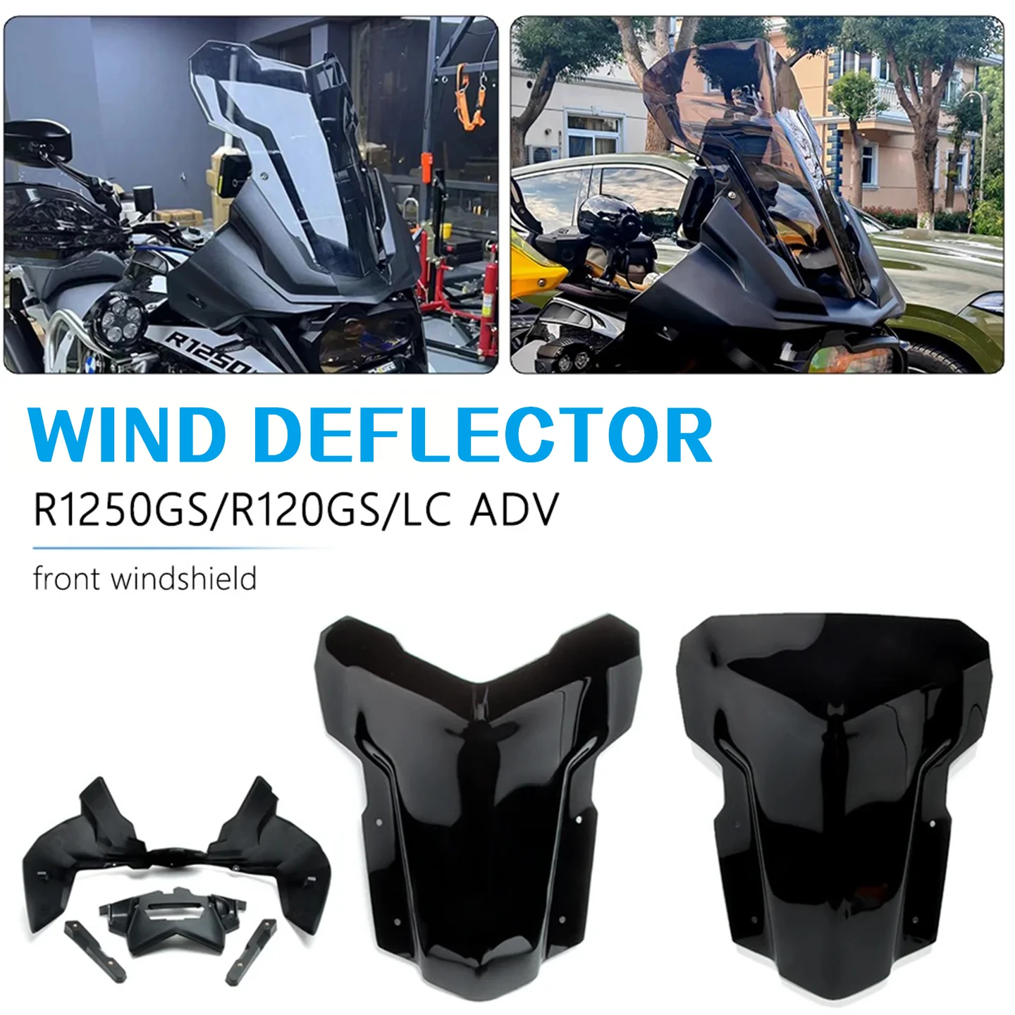 

R1200GS R 1200 GS LC R1250GS ADV Adventure NEW Windscreen Windshield For BMW R1250GS R1200GS Wind Shield Screen Protector Parts
