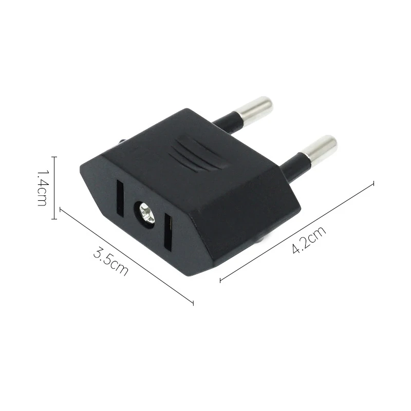 America European Mini CN UK EU To US AU Power Plug Adapter Russia Australia Travel Plug Converter Korea 4.0mm 4.8mm Plug 6A 125A