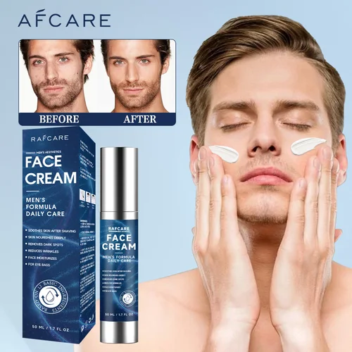 Crema facial de colágeno para hombres, crema hidratante portátil antienvejecimiento de alto HA, Retinol, productos para el cuidado de la piel antiarrugas para uso diario