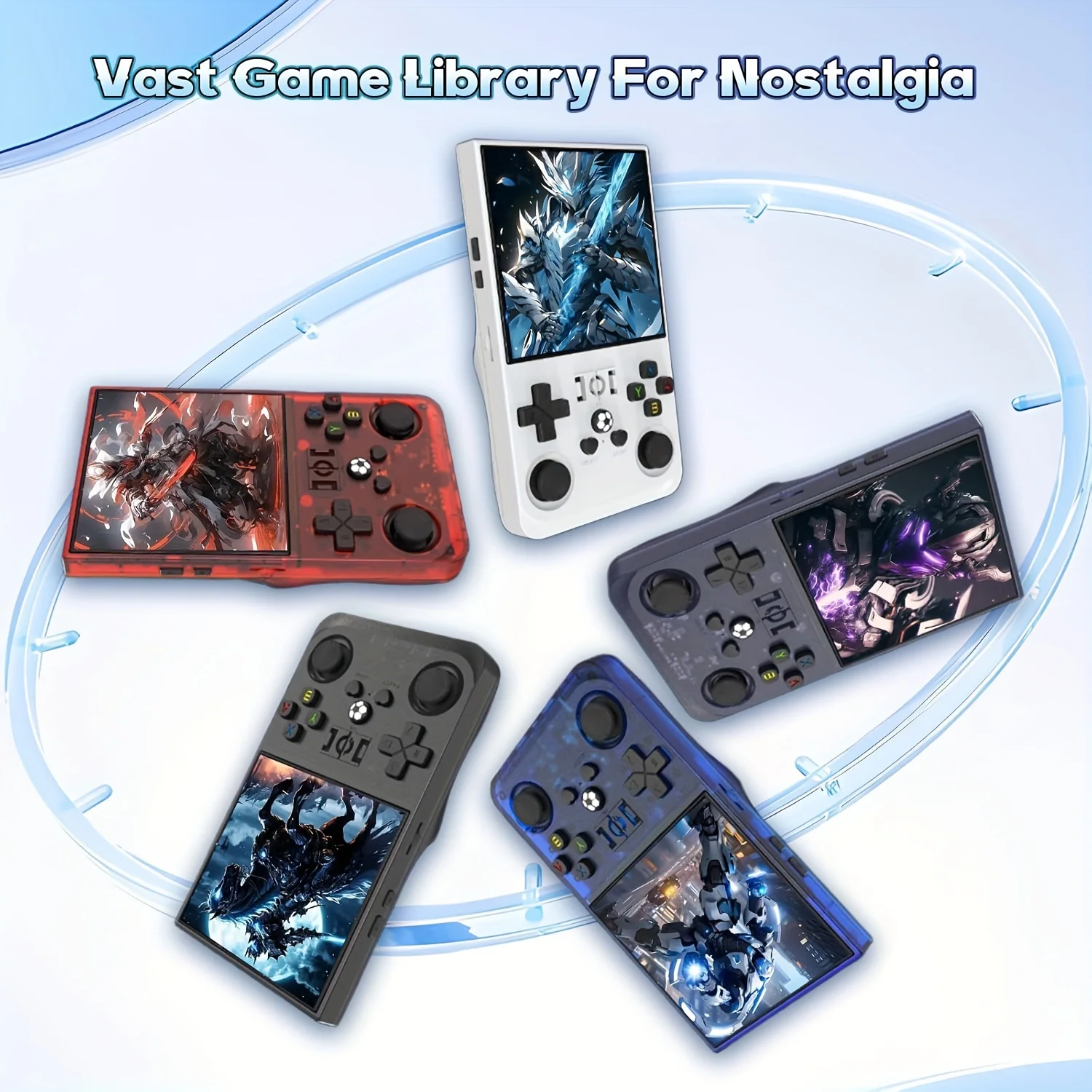 

Портативная игровая консоль R36MAX в ретро-стиле с 4,0-дюймовым IPS-экраном, системой Linux, профессиональным чипом RK3326 и предустановленными более 18000 играми