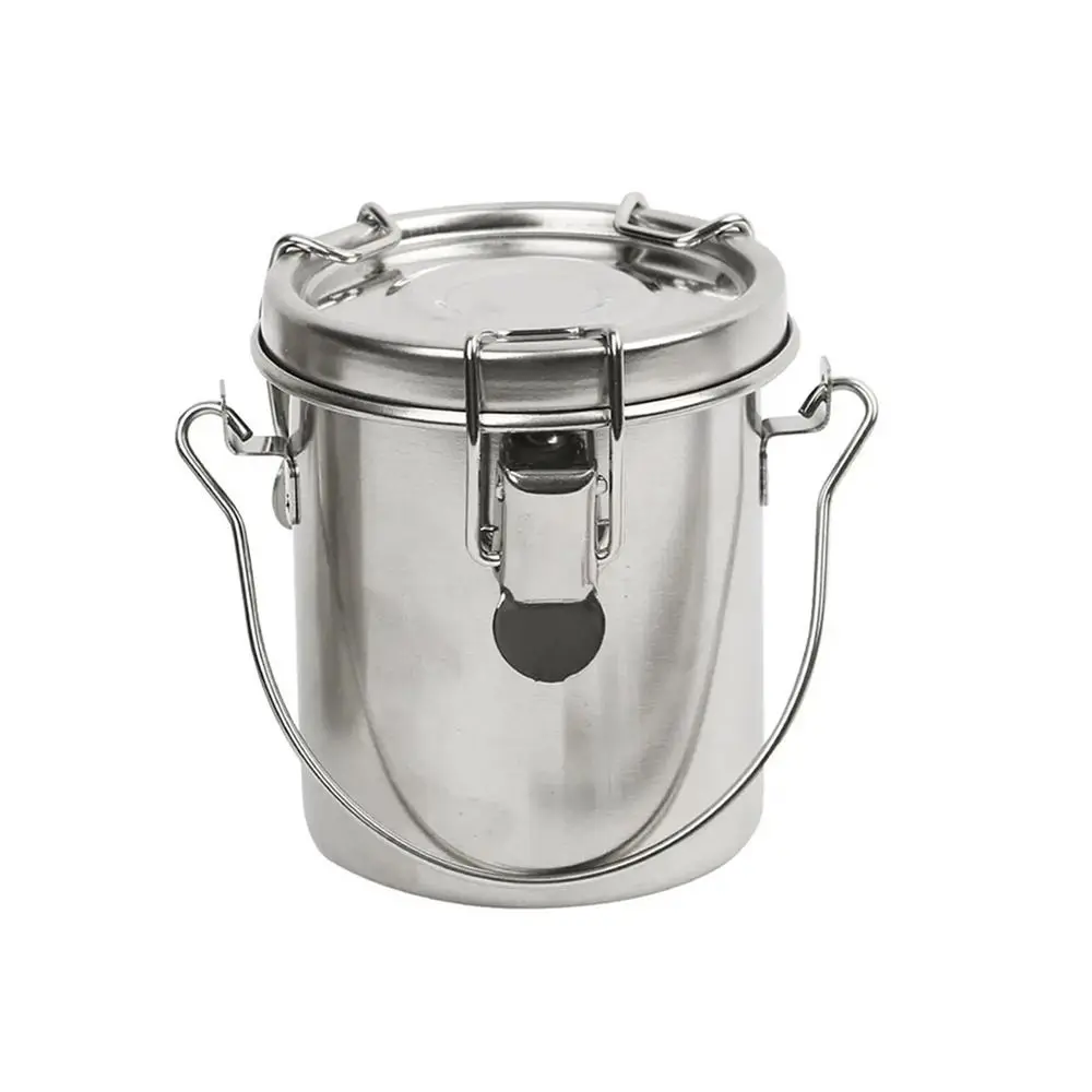 

Stainless Steel Airtight Brush Washer Leak-Proof Portable Brush Cleaner Brush Holder Handle Brush Cleaning Container Watercolor