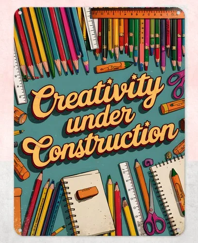 Creativity Art Design Draw Metal Poster Wall Sign Man Cave Shed Bar Home Plaque --Tin Sign
