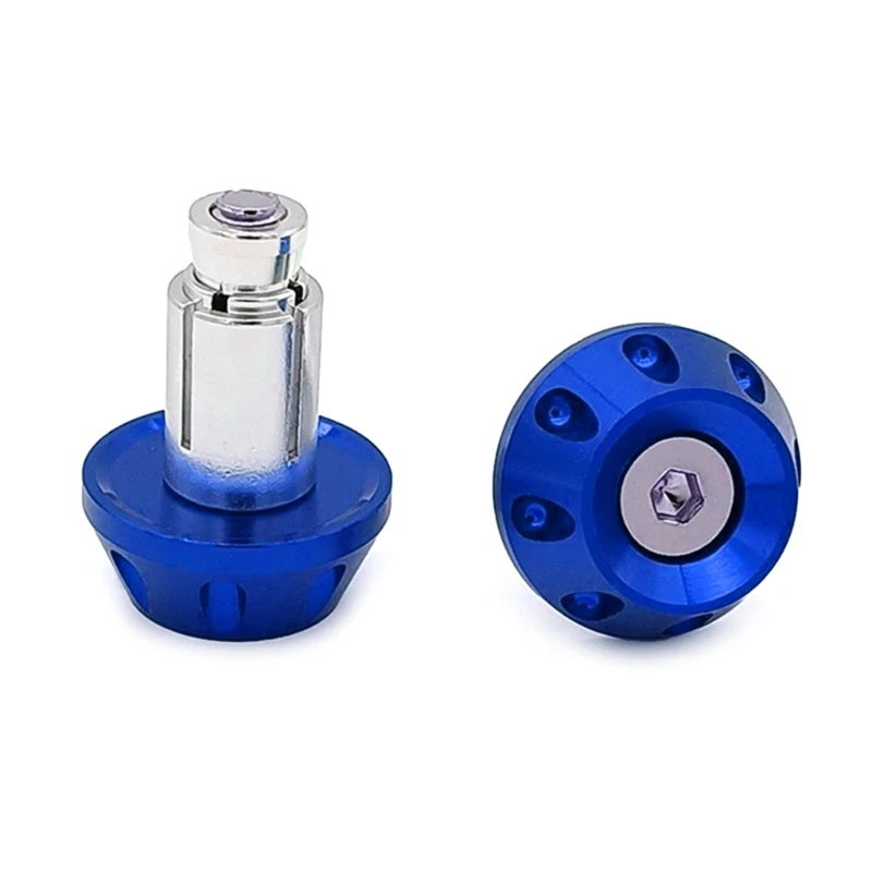 Motorcycles Handle Bar End Weight Handlebar Grips Anti Vibration Silder Plug image 6