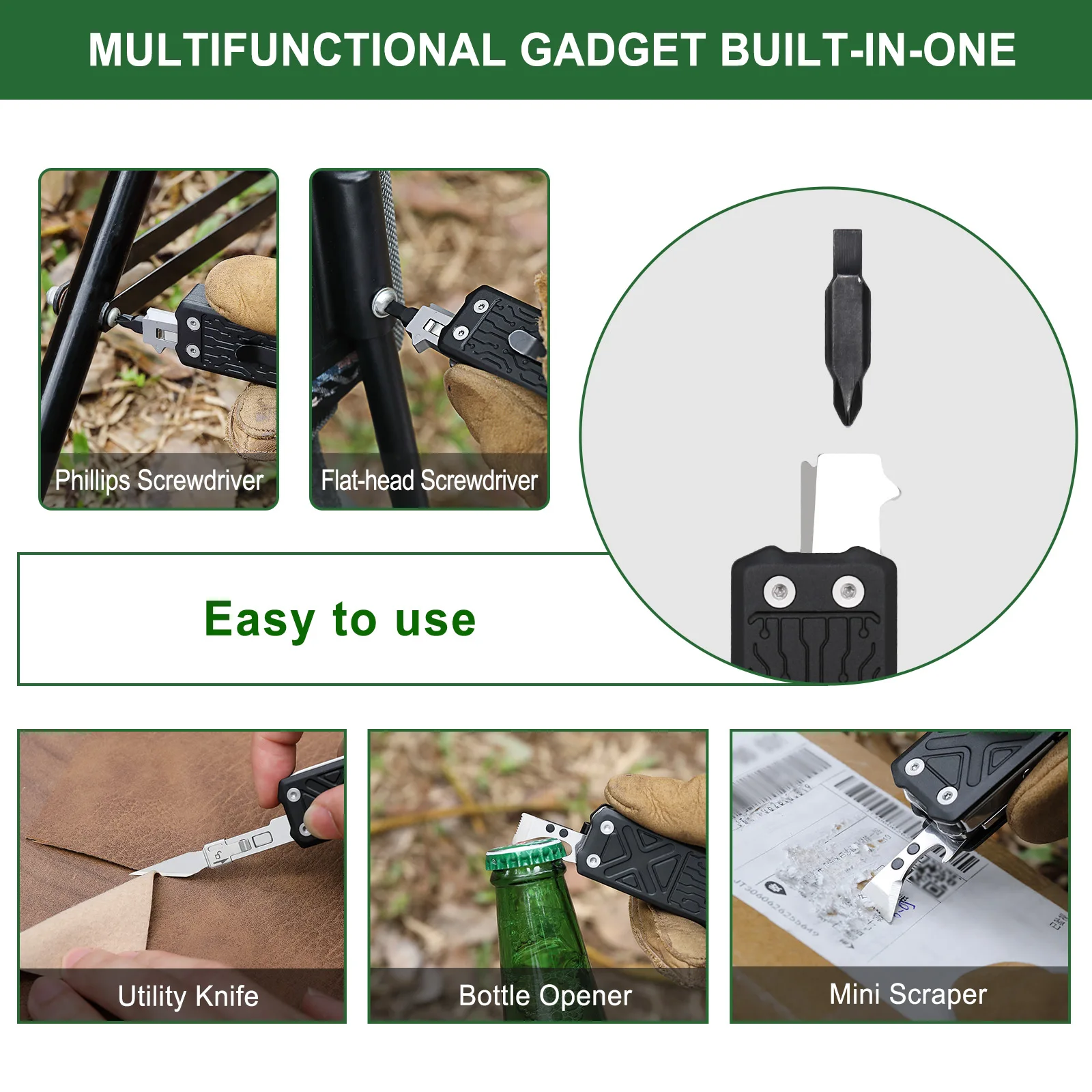 NexTool Pocket Multitool E1 10 In 1 Folding Knife Scissors File Outdoor Hiking Camping EDC Equipment Folding Multitool Hand Tool