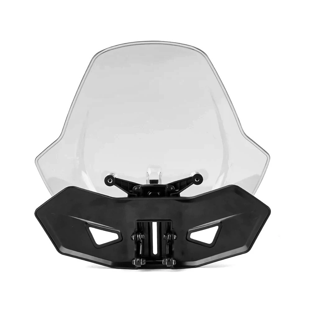 NCSMT Motorcycle Adjustable Windscreen Windshield for Can-Am Ryker 600 900 Sport Rally Edition 900 ACE 2019-2023,A