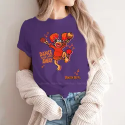 Czerwony taniec twoje troski z dala klasyczny Design Hipster koszulki Fraggle Rock dzieci kreskówka kobieta tkanina graficzna Streetwear T Shirt