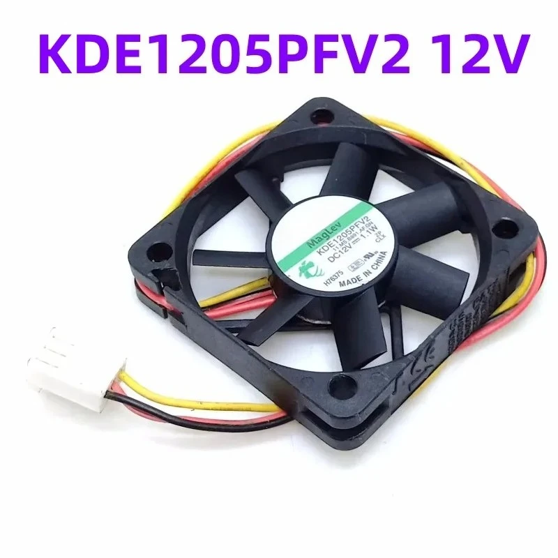 

KDE1205PFV2 12 В 1,1 Вт 18 дБ/А 3500 об/мин 50*50*10 мм супер бесшумный вентилятор с магнитной переключателем компьютерный вентилятор