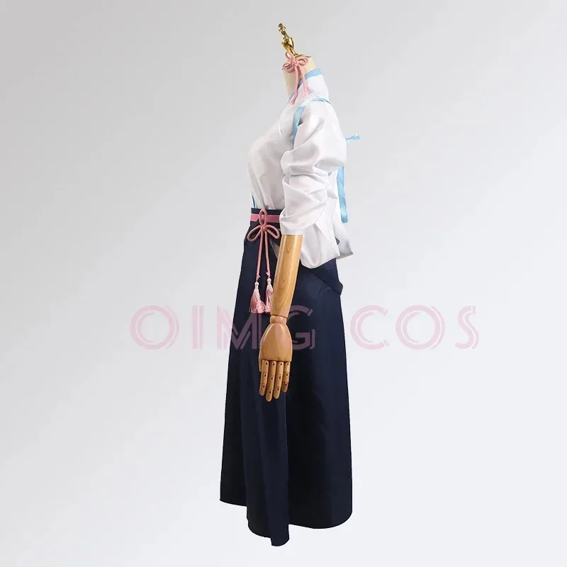 2025 yiyi Genshin Impact Kamisato Ayaka Cosplay disfraz de Kendo uniforme de tela Jacquard disfraces de Halloween Frostflake ella