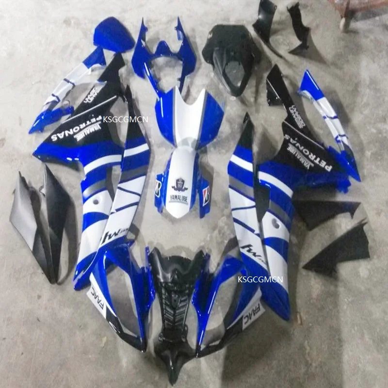 

Hot-Fit for Yamaha YZFR6 08-14 2009 2010 2011 2012 YZF 600 R6 blue & white YZF600R 08-14 motorcycle Fairing Injection Mold