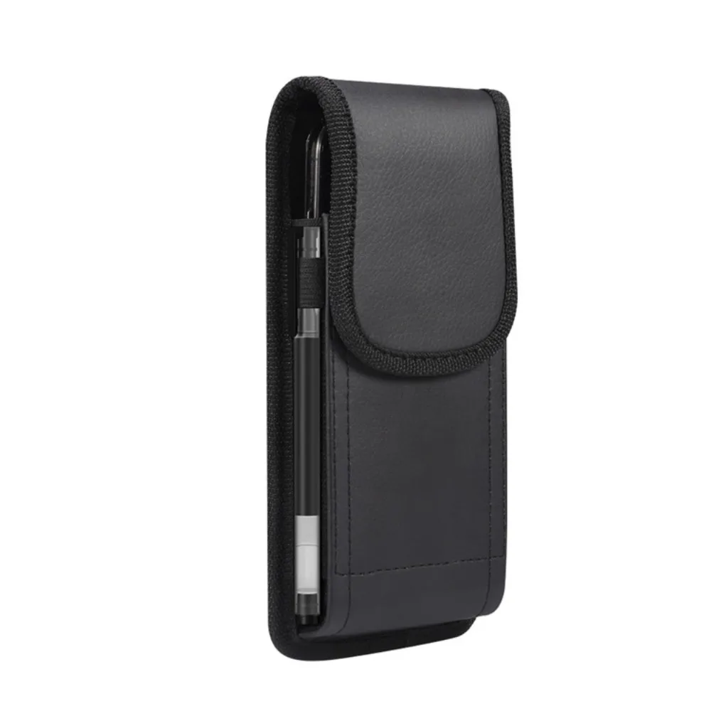 Waist Pack Single-layer Mobile Phone Pouch Universal Portable Phone Belt Clip Bag Black Waterproof Phone Belt Hanging Pouch Men
