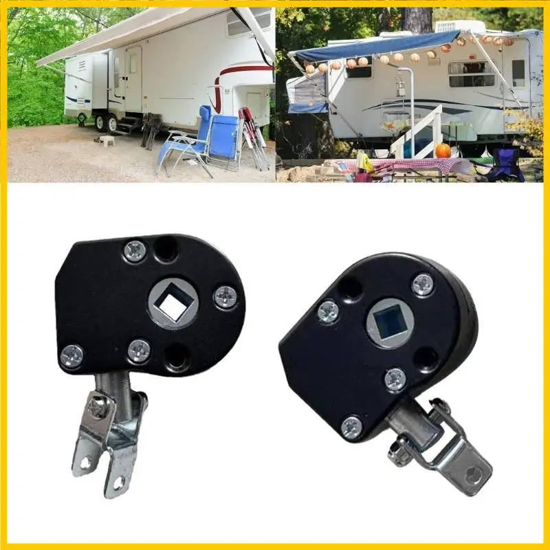

H55A Adjustable Aluminum Crank Gear Drives for Patios Umbrellas, Simple Installation