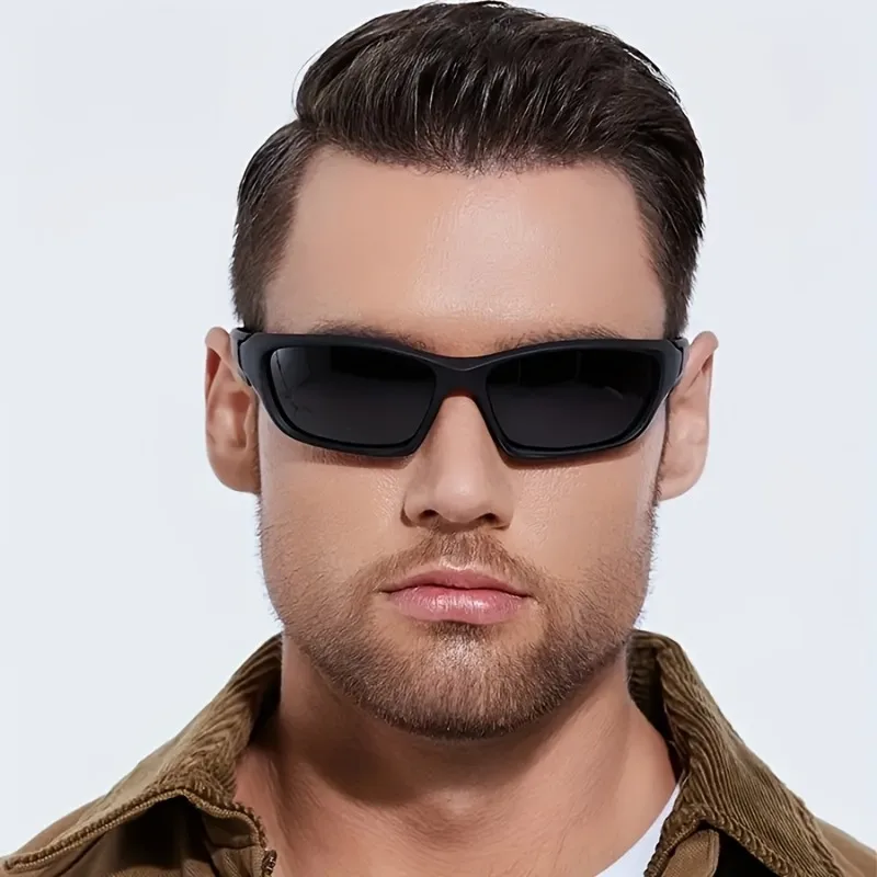 6 Colors Sports Sunglasses Set Day Night Use for Driving Riding Fishing Outdoor Activities No Battery Needed