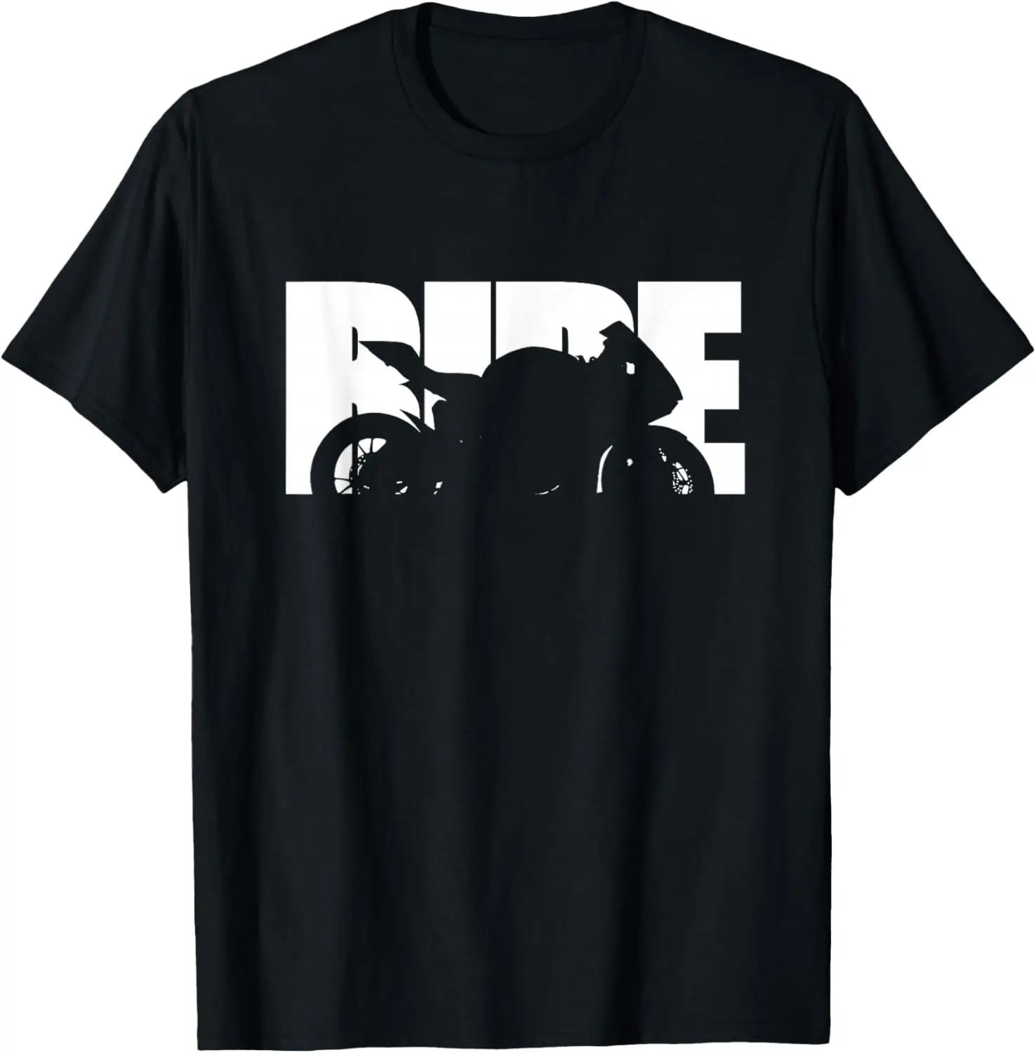 Bike Motorcyclist Apparel Motorcycle Rider Biker T-Shirt Small 100% Cotton Trendy Y2K Short-Sleeve Tee-Soft, Quick-Drying,
