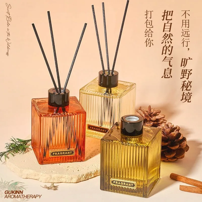 

Rattan Scented Golden Osmanthus White Tea Transparent Essentialoil Bottle, Hotel Long-lastingfragrance, Toilet, Homeairfreshener