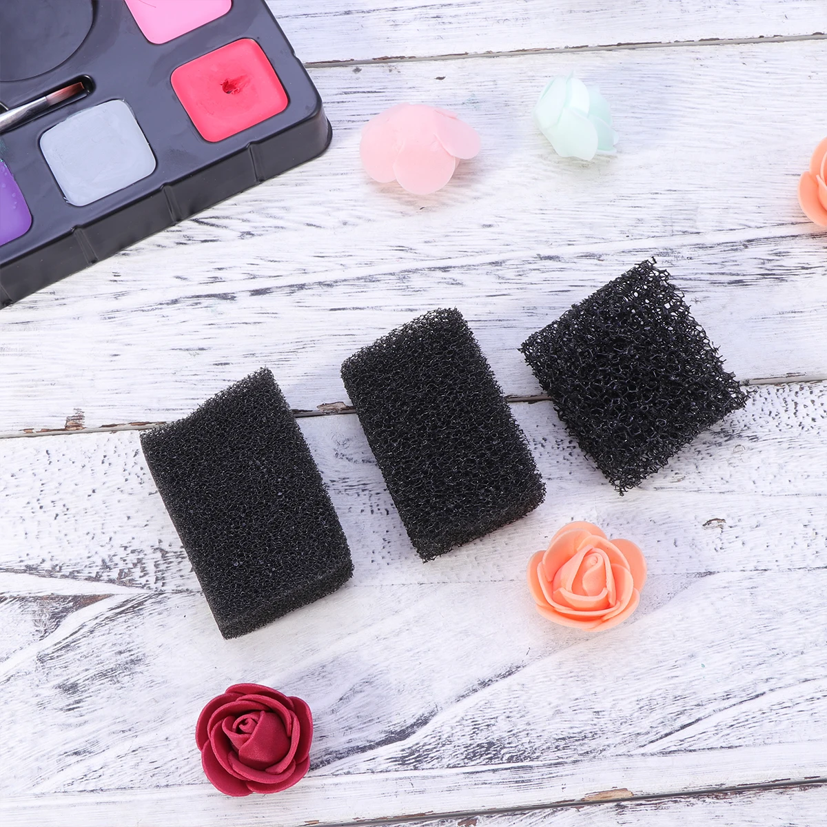 

3pcs Makeup Sponge Special Effect Stipple Plasma Blood Textured Wound Halloween Cosplay Freckles Stubble Beard Scars