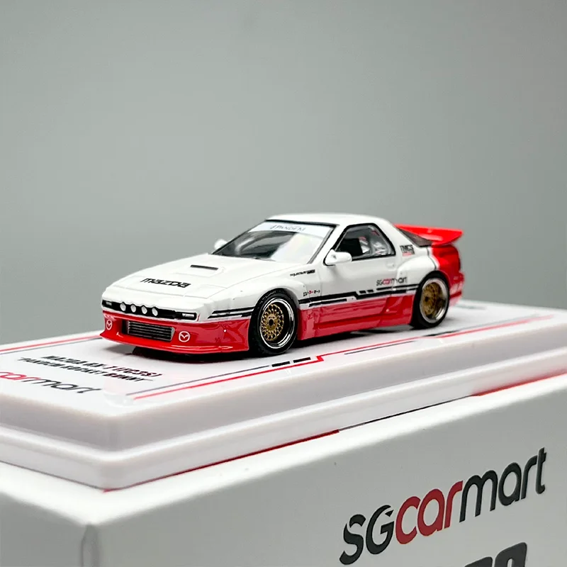 جديد متوفر في المخزون Inno 1:64 Mazda Rx7 Fc3s نموذج سيارة مصغر مصنوع من خليط معدني مخصص هدايا ألعاب للأطفال حلية قابلة للجمع
