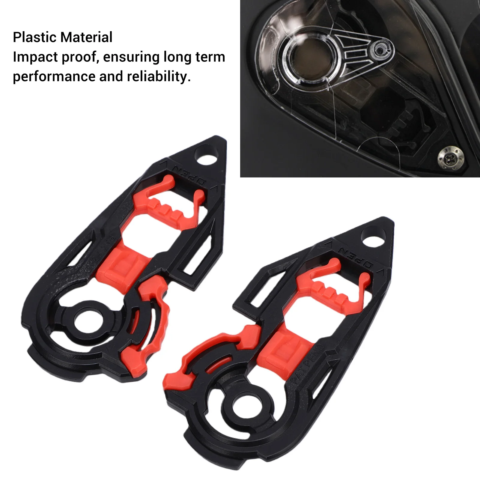 Helmet Visor Base Gear Adjustable Helmet  Visor Gear Plate Replacement for  K1 K1S K3SV  K5S Helmet Visor Base Plate