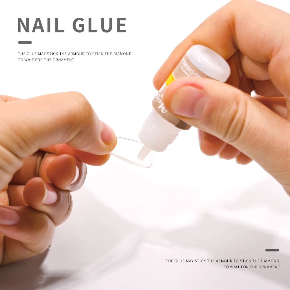 Super Adhesive Fast Drying Nail Gel Bond Rhinestone Fake Tips Extension Nail Glue False Nail 3D Decoration Glue Nail Accessories