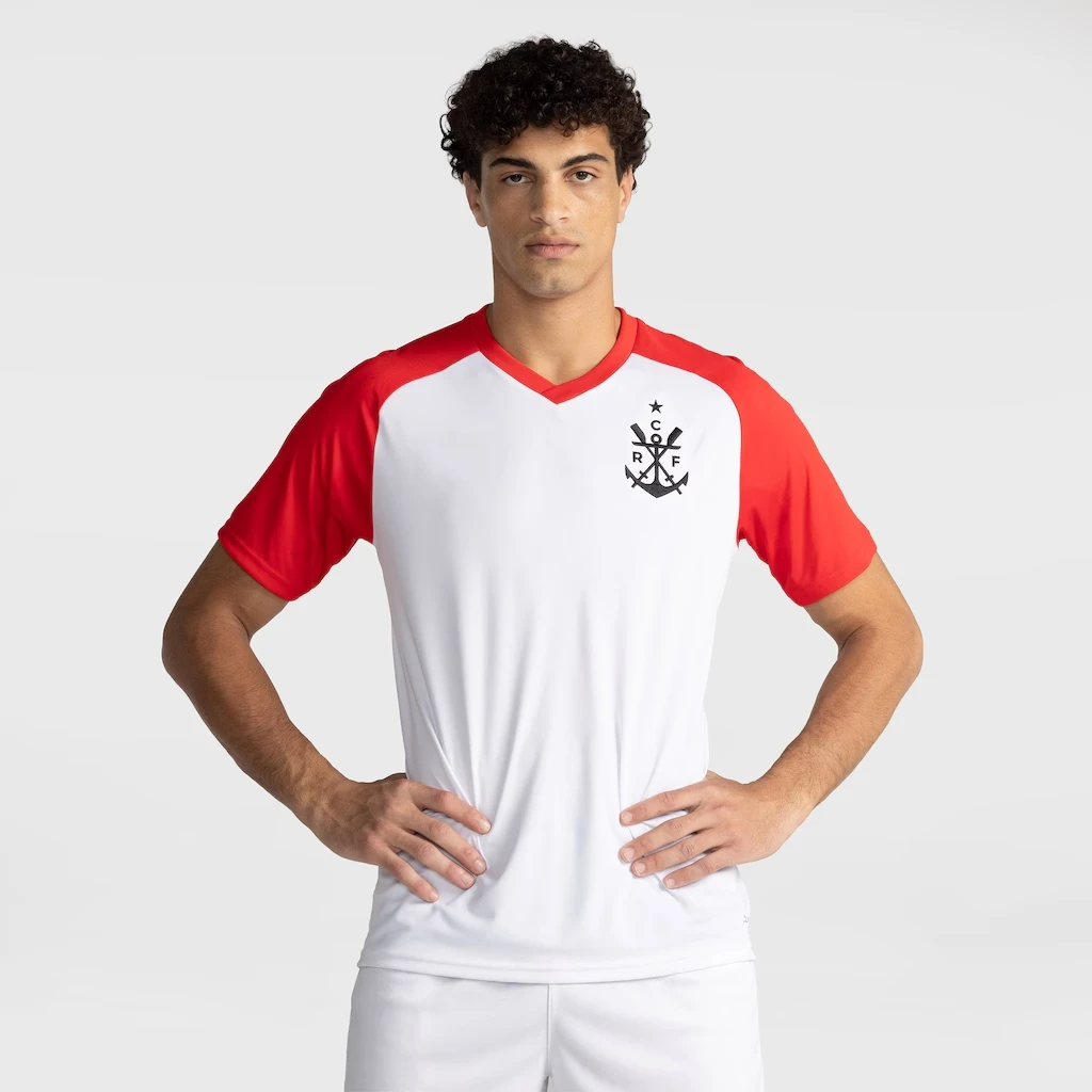2026_27 Saison Flamengo Vintage Unisex Fußballtrikot, Herren Damen 3D-Druck Sommer Sport Atmungsaktives Mesh Schnelltrocknendes Trikot – Detail 4