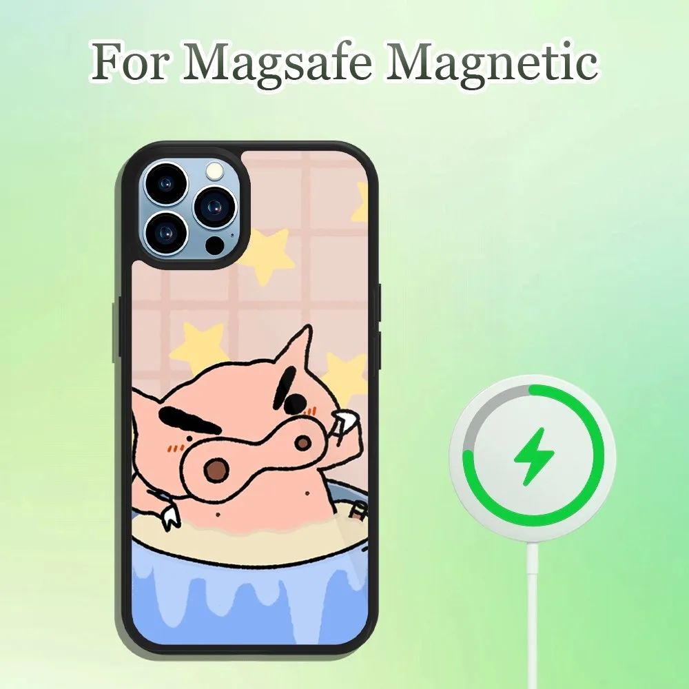 Buriburis Amine Zaemons C-Chan  Phone Case For iPhone 13 12 11 14 15 Pro Max Plus Magsafe Magnetic Wireless Charging