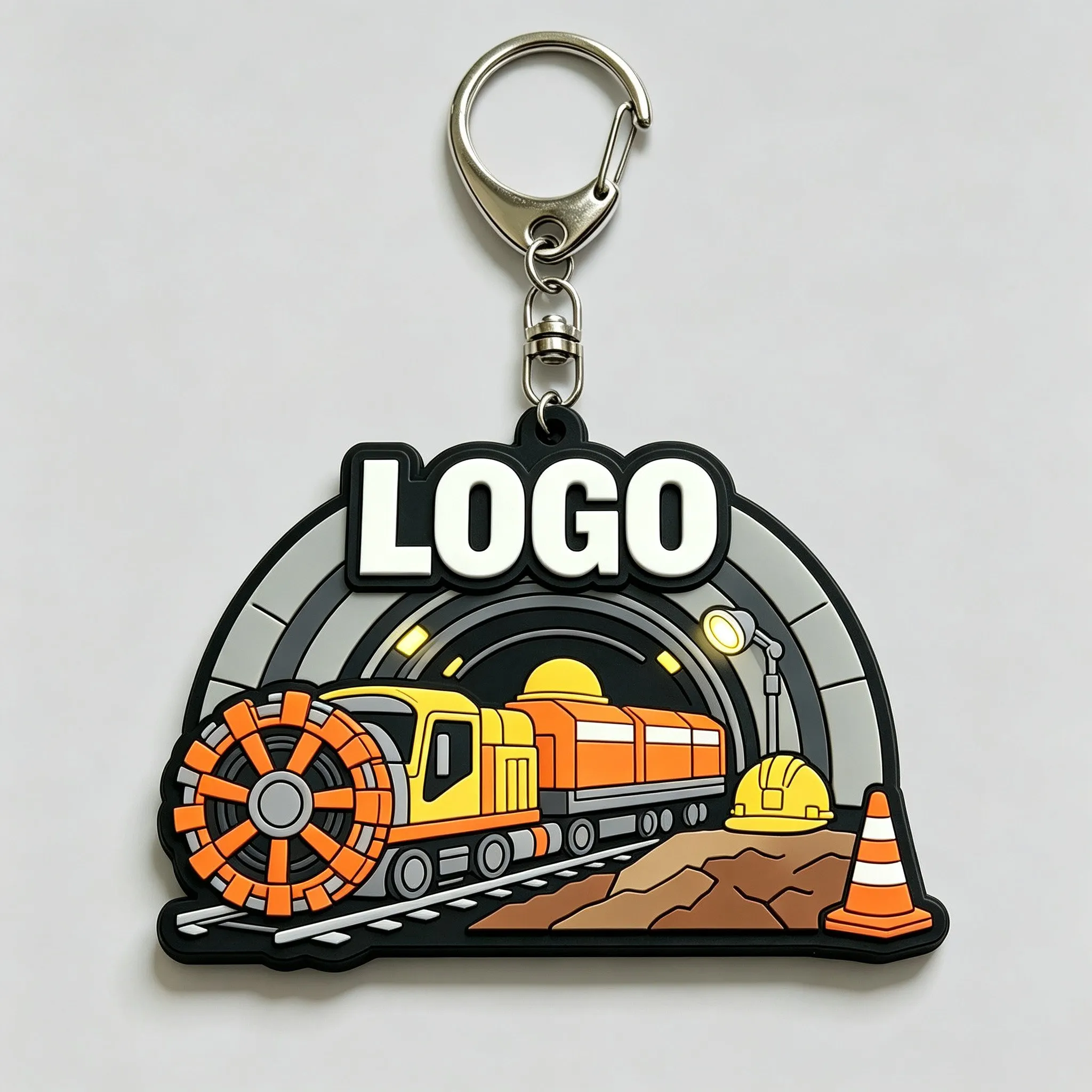 High Quality Custom Personalized Rubber Name Plastic Keyring Silicone Soft PVC Keychain for Promotion Gifts