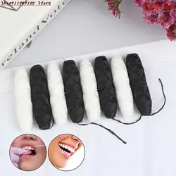 4pcs Eco-Friendly Dental Flosser Oral Hygiene Teeth Cleaning Wax Mint Flavored Bamboo Floss Spool Toothpick