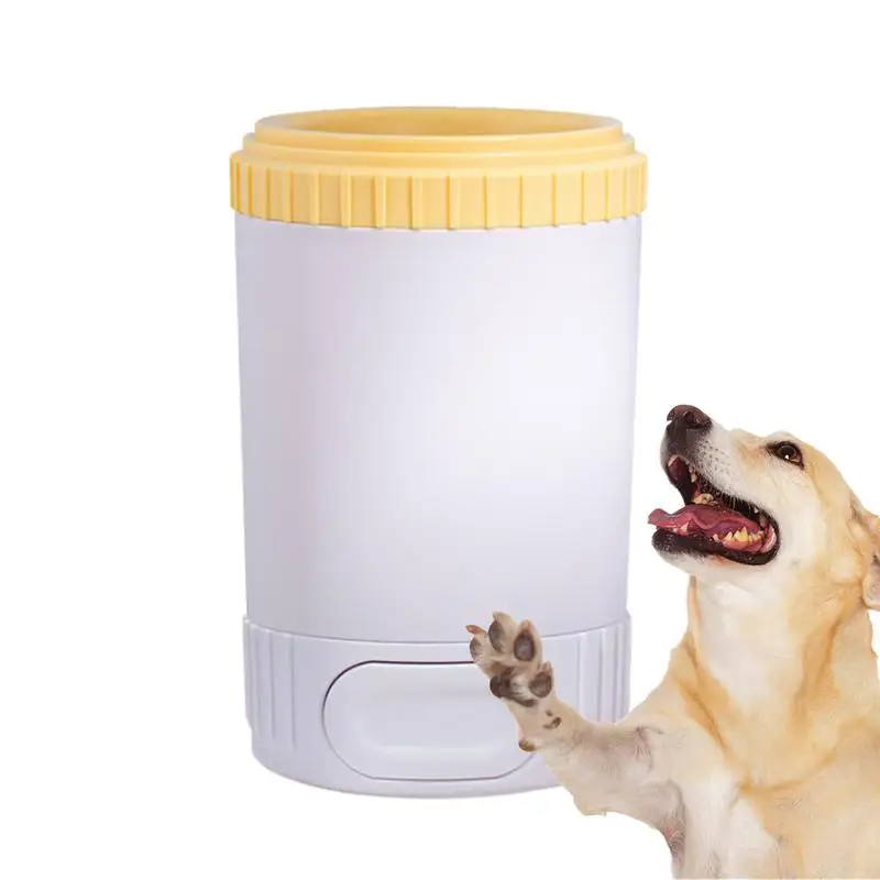 

Dog Paw Washer Cup Paw Washing Cup Cleaner For Dog Foot Silicone Automatic Pet Foot Cleaning Brush Scrubber Pet Grooming