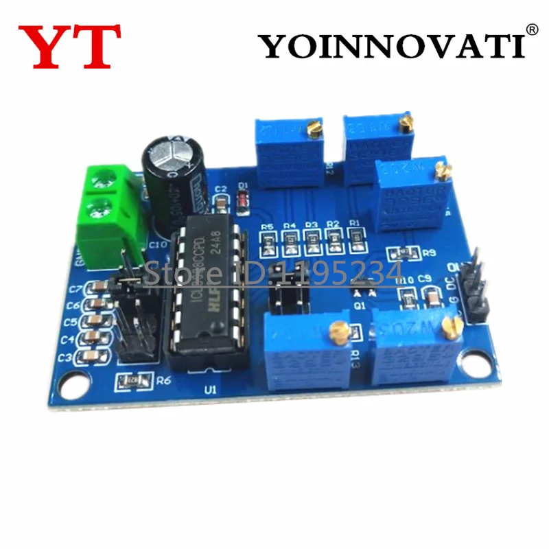 ICL8038 Waveform Signal Generator Sine Triangle Square Wave Module 10Hz-450KHz Medium and Low Frequency Signal Source 12V to 15V