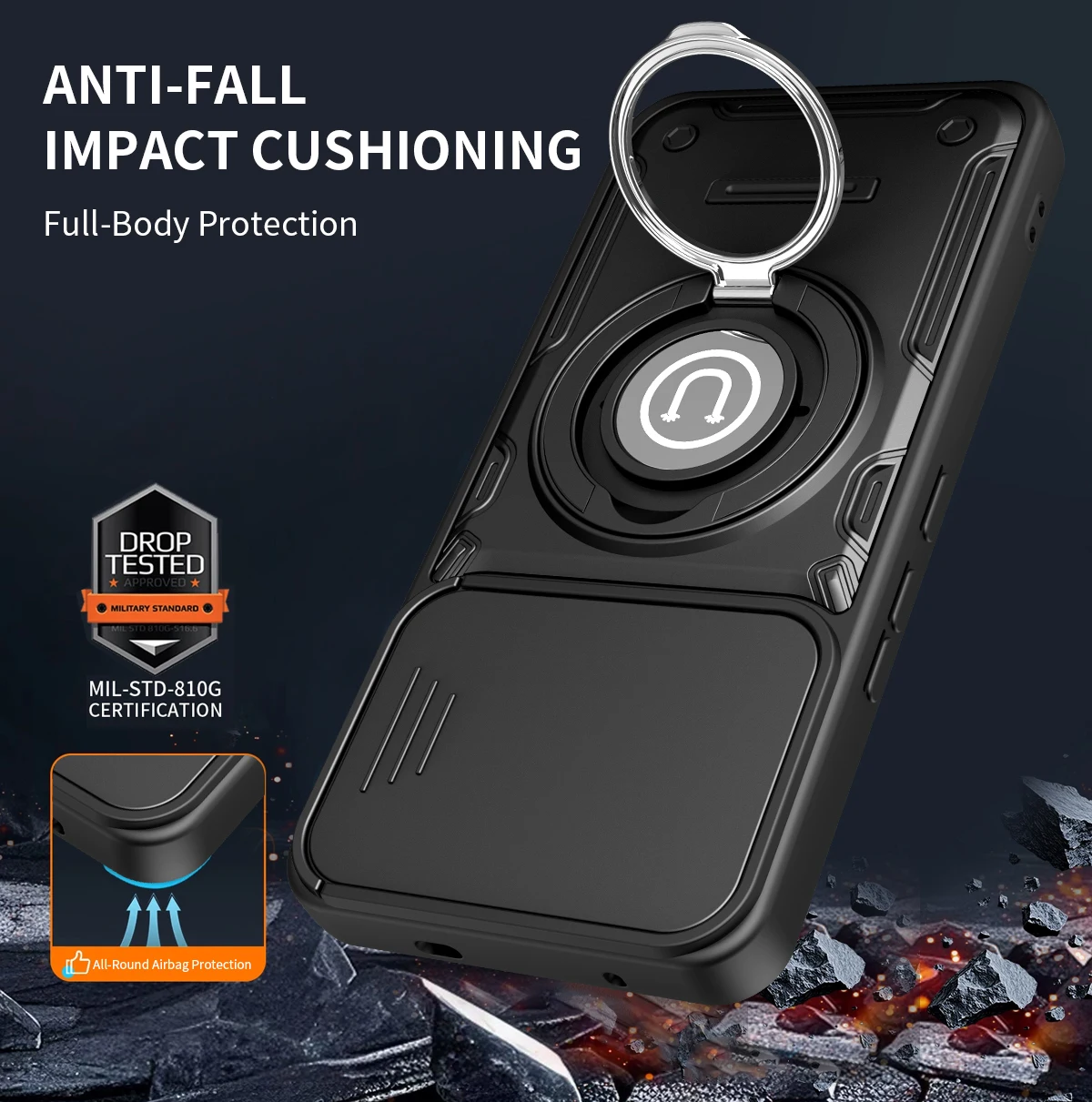 غطاء هاتف مضاد للانزلاق ومقاوم - مراجعة Camera Lens Protector وسعره
