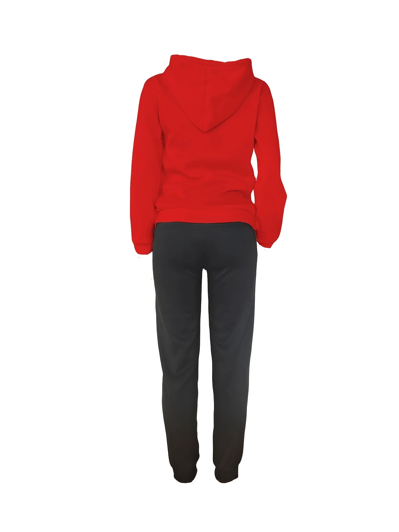 المرأة مقنعين البلوز + Sweatpants مجموعة الهيب هوب عادية الشفاه طباعة إلكتروني طباعة ملابس رياضية فضفاضة الخريف الصوف الملابس الدافئة